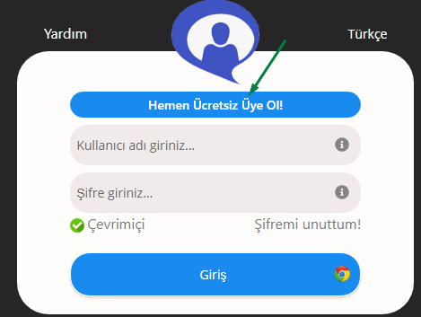 üye ol